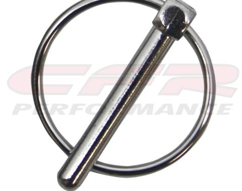 CFR Performance Steel 1/4" Flip Over Hood Pin - Chrome HZ-4055