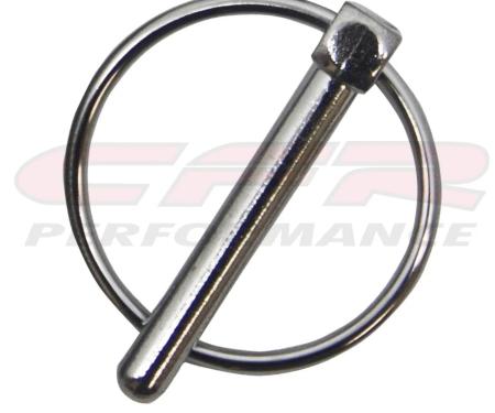 CFR Performance Steel 1/4" Flip Over Hood Pin - Chrome HZ-4055