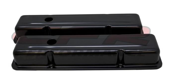 CFR Performance Steel Short Valve Covers - Fits 1958-86 Chevy SB 283-400 - Smooth HZ-9216