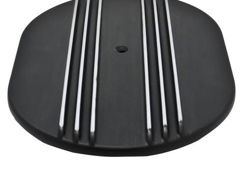 CFR Performance Aluminum 12" Oval Air Cleaner Top Partial Finned HZ-6020T-4