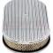 CFR Performance Chevy-Ford-Mopar Aluminum 15" Oval Air Cleaner Paper Filter Polished Finned HZ-6021-3