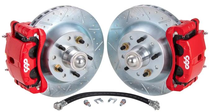 Classic Performance 13" Front Big Brake Kit for Stock Drum Brake Spindles for 55-57 Pontiac 5557WBK-13PON