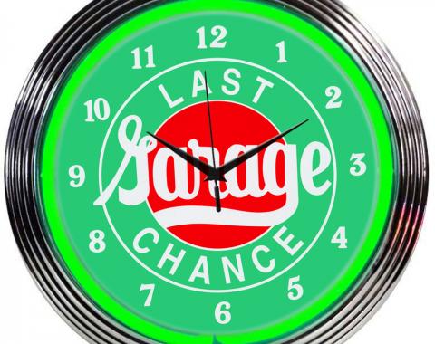 Neonetics Neon Clocks, Last Chance Garage Neon Clock