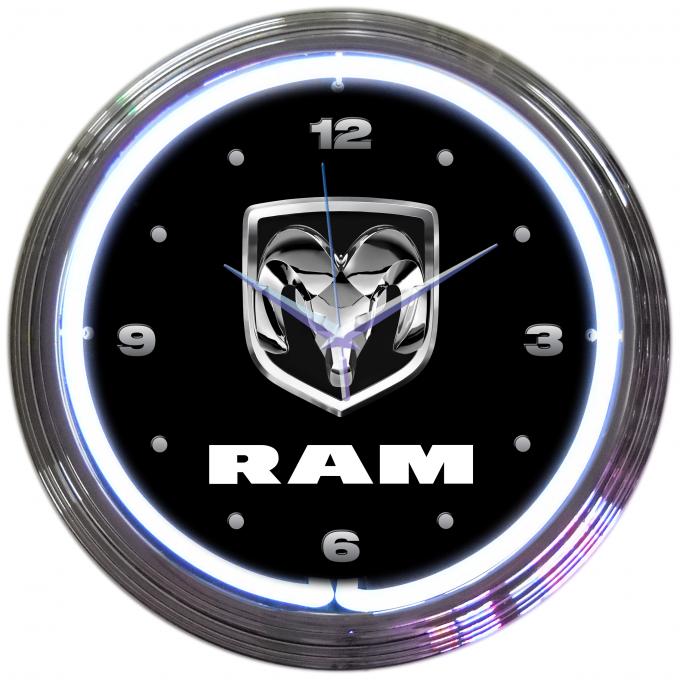 Neonetics Neon Clocks, Ram Neon Clock