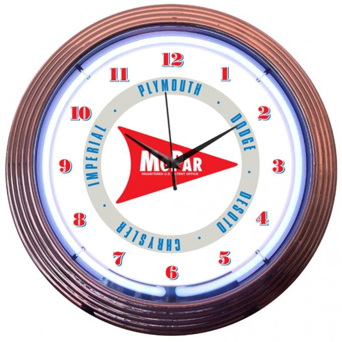 Neonetics Neon Clocks, Mopar Arrow Neon Clock