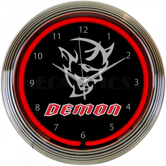 Neonetics Neon Clocks, Dodge Demon Neon Clock