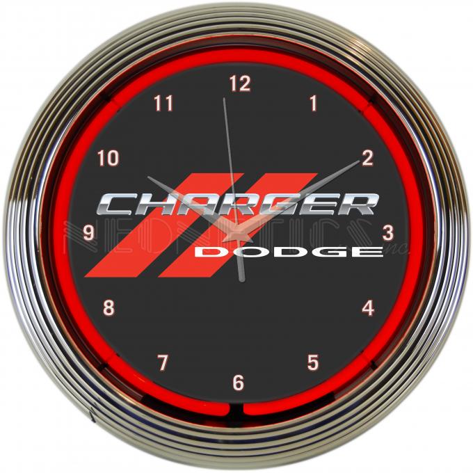 Neonetics Neon Clocks, Dodge Charger Neon Clock