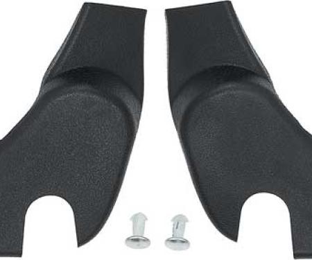 Camaro Hinge Arm Covers, Bucket Seat, 1971-1981