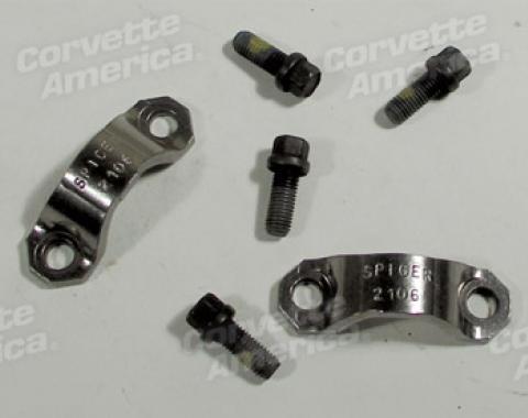 Corvette Driveshaft Front Yoke U-Bolt Kit, 1964-1970