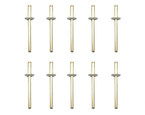 Redline Restomotive® 1967-1968 Chevrolet Camaro Rally Sport Headlight Door Molding Rivet Set