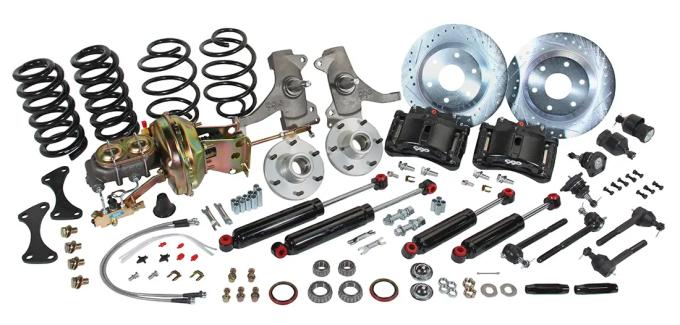 Classic Performance Grand Slam Kit with Modular 2.5' Drop spindles & Big Brakes, 1971-72 C10 7172GSK-65213