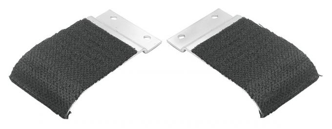 Redline Restomotive® Chevelle 68-72 RR. Window Guide Plates (Pair) LG-00-1915-A