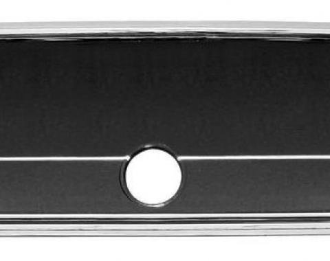 RestoParts Glove Box Fascia, 1966 Malibu/El Camino, Chrome KM01204