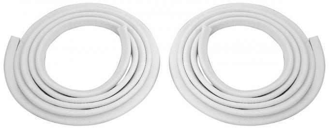 RestoParts Door Jamb Windlace - 1964-67 A-Body, 1957-67 Cadillac, White EDJSSWH