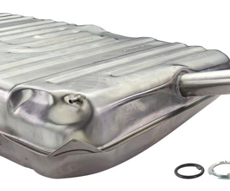 RestoParts Fuel Tank, 17 Gallon, 1970 El Camino, 3 Vents, w/Filler Neck, Stainless Steel CH32490SS