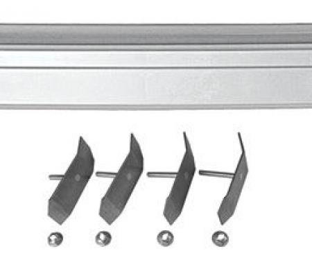 RestoParts Molding, Top Of Tailgate, 1964-67 El Camino, w/ Clips 3380104