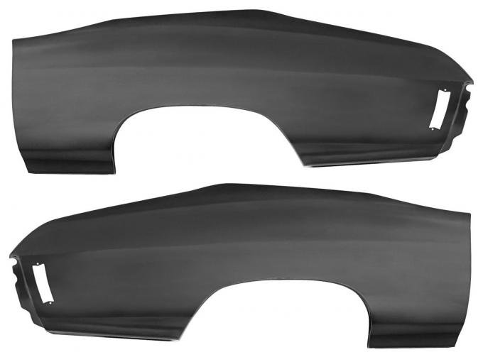 RestoParts Quarter Panel, 1970-72 Chevelle, 75" Long X 27" High, Pair 0815132-PR