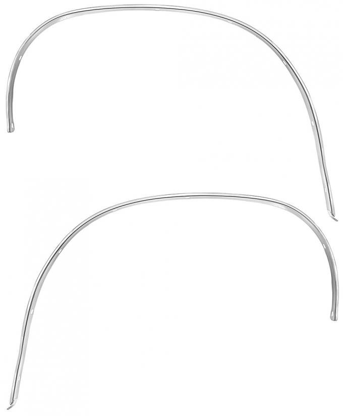 RestoParts Molding, Wheel Opening, 1967 Chevelle, Front, Pair N9962-PR