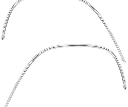 RestoParts Molding, Wheel Opening, 1965 Chevelle/El Camino, Front, Pair NCH65F-PR