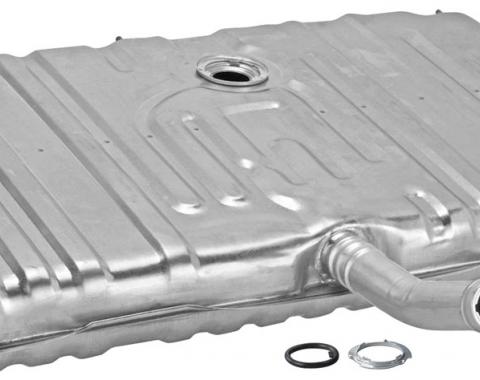 RestoParts Fuel Tank, 20-Gallon, 1970-72 ChevelleMonte, w/ EEC, w/3 Vents, w/Neck, Galvanized Steel CH28908GV