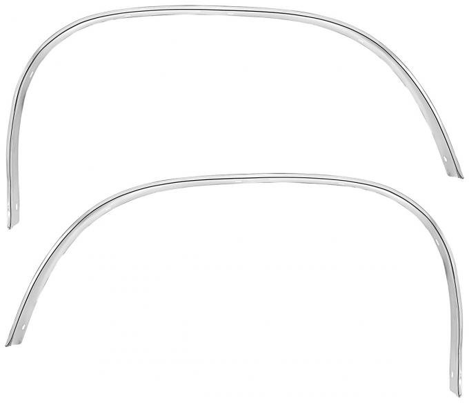 RestoParts Molding, Wheel Opening, 1967 Chevelle, Rear, Pair PZ00154-PR