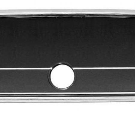 RestoParts Glove Box Fascia, 1966 Malibu/El Camino, Chrome KM01204