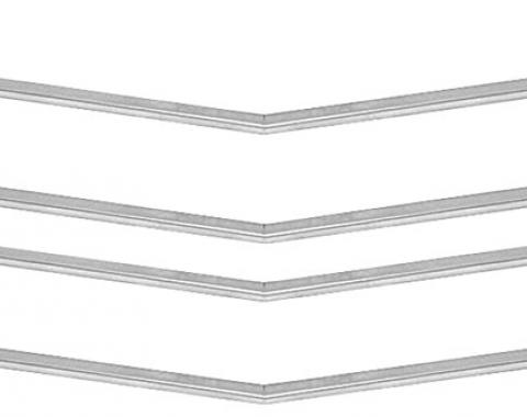 RestoParts Grille Molding, 1970 Chevelle/El Camino, Horizontal, 4 Pieces CVL1281