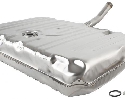 RestoParts Fuel Tank, 1970-72 Chevelle/Monte Carlo, Stainless Steel, w/o EEC, w/o Vents CH28907