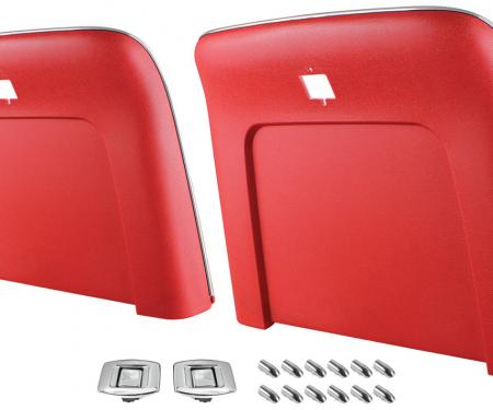 RestoParts Seatback, 1969-72 GM A Body, Bucket, Kit, Red C982RD