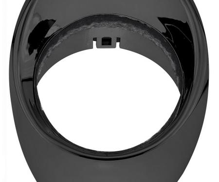 RestoParts Dash Vent Bezel, 66-67 Chevelle / El Camino, Black, Right Hand CH24393-RH