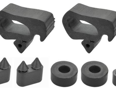 RestoParts Bumper, Rubber, 68-72 El Camino, Kit RBK8EP