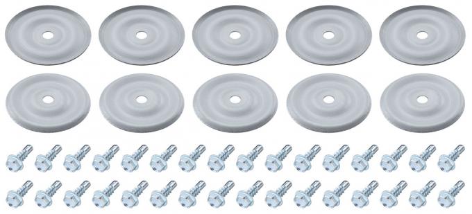RestoParts Clip Kit, Rocker Panel Molding, 1970-72 GS S241025
