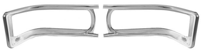 RestoParts Bezel, Tail Lamp, 1966 Chevelle, Pair PZ00320-PR
