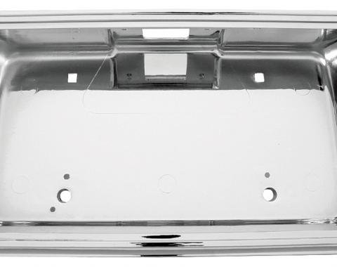 RestoParts License Plate Pocket, 1978-87 El Camino, Reproduction, Chrome L240268CH