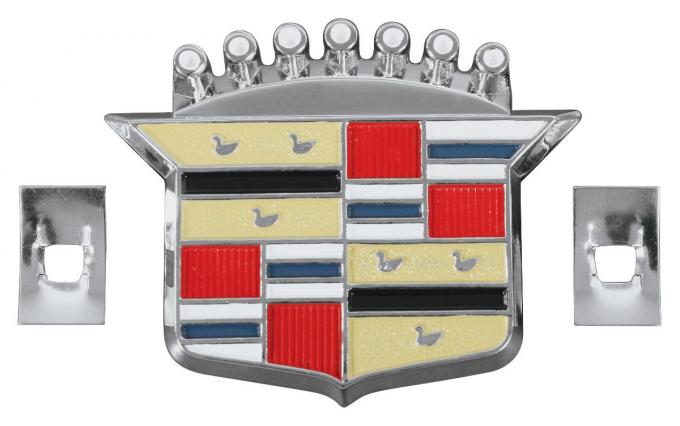 RestoParts Emblem, 63-80 Cadillac, Hub Cap Crest CE08789
