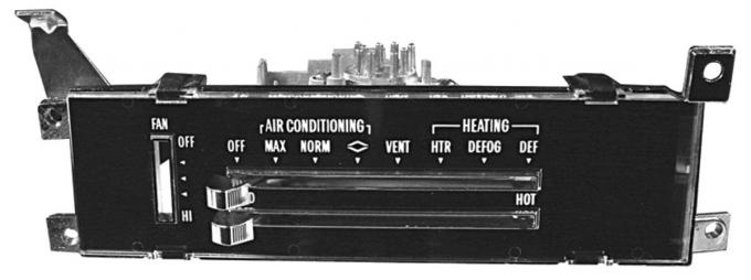 RestoParts Assembly, Heater/A/C Control, 1971-72 Chevelle/El Camino/Monte Carlo CH25793