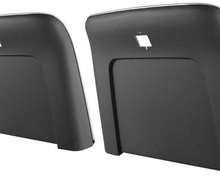 RestoParts Seatback, 1969-72 GM A Body/1967-71 Pontiac/1969-70 Eldorado, Bucket, Pair, Black CHV1000BK