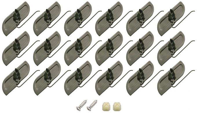 RestoParts Clip Kit, Rocker Molding, 1970-77 Monte Carlo, 1978-79 El Camino L24002