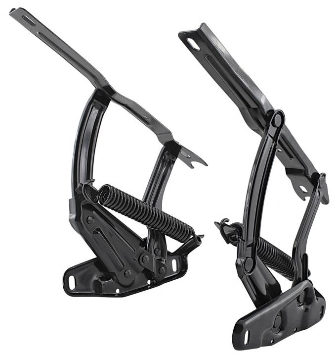 RestoParts Hood Hinges, w/Springs, 1970-72 Chevelle/El Camino CH32455