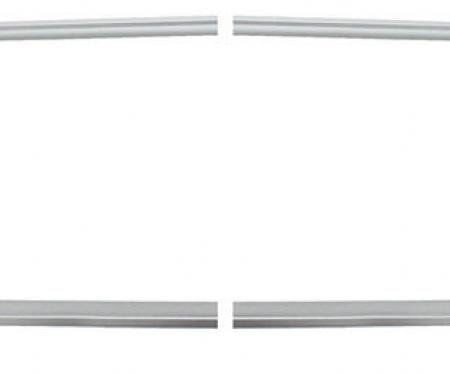 RestoParts Molding Set, Rear Window Reveal, 1978-87 El Camino, Aluminum 96352B