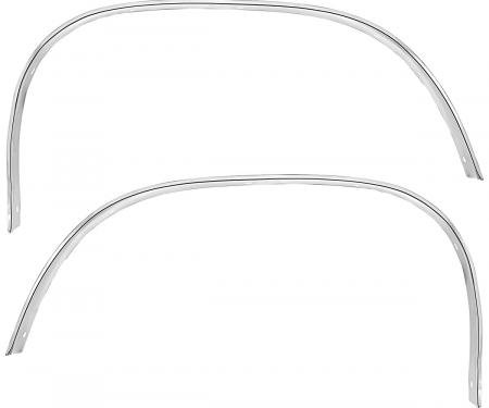 RestoParts Molding, Wheel Opening, 1967 Chevelle, Rear, Pair PZ00154-PR