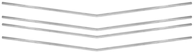 RestoParts Grille Molding, 1970 Chevelle/El Camino, Horizontal, 4 Pieces CVL1281