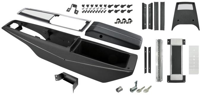 RestoParts Console, KIT, 1971-72 Chevelle/El Camino, Turbo Hydramatic, Unassembled C6872MUNAS
