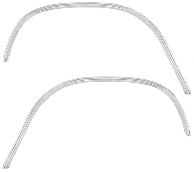 RestoParts Molding, Wheel Opening, 1966 Chevelle/1966-67 El Camino, Front, Pair PZ00139-PR