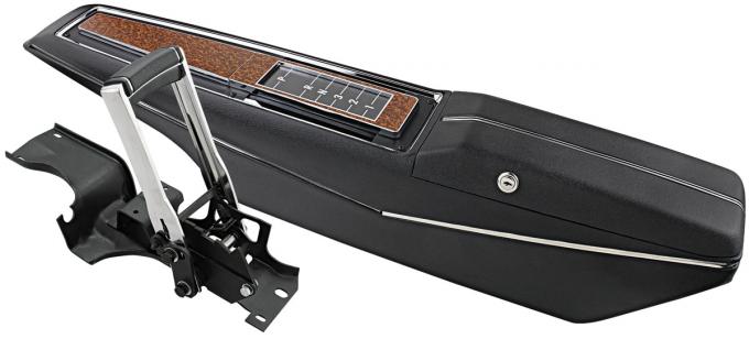 RestoParts Console, KIT, 1971-72 Monte Carlo, Turbo Hydramatic, w/Shifter, Assembled S6872NASMB