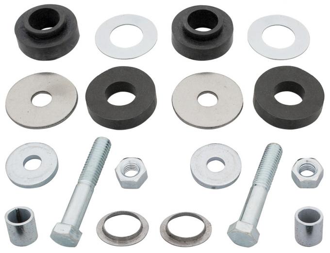 RestoParts Bushing Kit, Radiator Support, 1965-67 GM A Body, w/Hardware RB0521