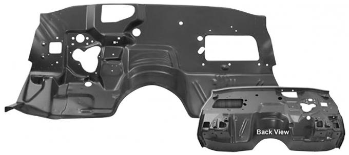 Redline Restomotive® Chevelle 68-72 Convertible Firewall w/o Ac LG-00-1748