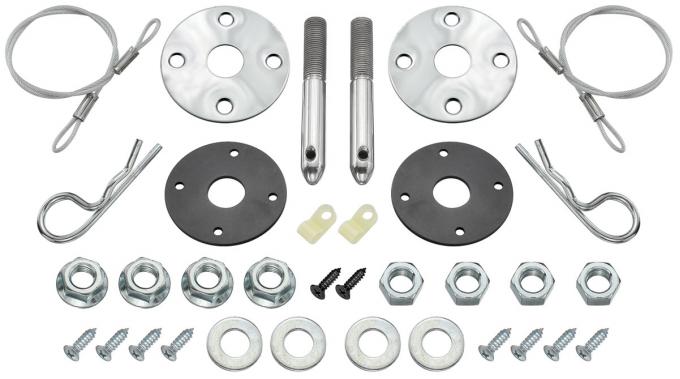 RestoParts Hood Pin Kit, 1970-72 Chevelle/El Camino, SS HPK100