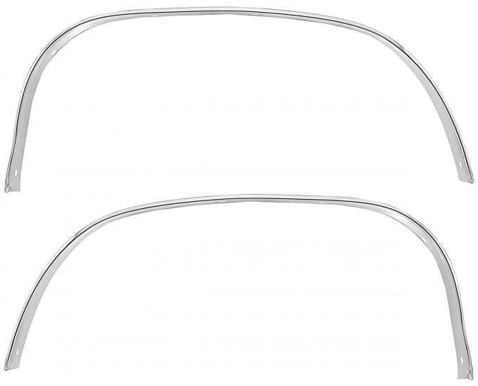 RestoParts Moldings, 67 El Camino, Wheel Opening, Rear, Pair N9963-PR