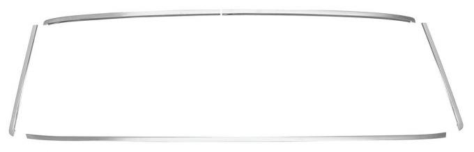 RestoParts Window Reveal Molding Set, Rear 1964-65 Chevelle CH26312